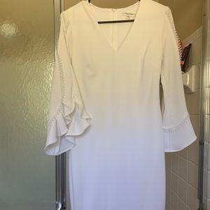 White Calvin Klein Dress